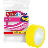CINTA ADHESIVA TESAFILM NEON 10X19 AMARILLO/ ROSA | 20 UNIDADES | (TESA TAPE, S,A,)